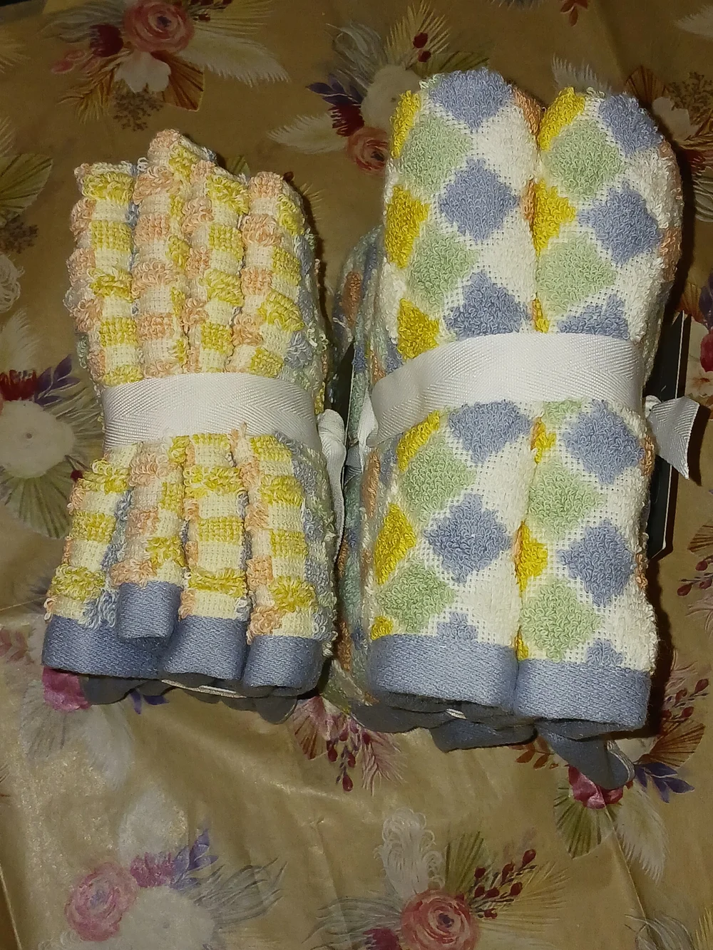 Loft 6-Piece Multicolor Hand Towel & Wash Cloth Set 100% Cotton